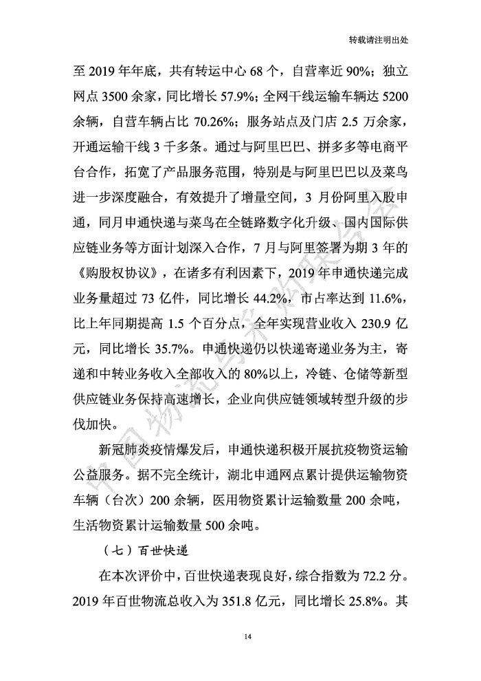 中國物流服務(wù)品牌指數(shù)2020一季度-2020-05-13-定稿_頁面_14
